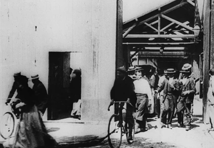 Employees Leaving the Lumière Factory